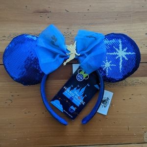 🆕 Disney Minnie Mouse Main Attraction Peter Pan's Flight Minnie Ears Headband